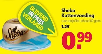 Aanbiedingen Sheba kattenvoeding - Sheba - Geldig van 22/09/2014 tot 03/10/2014 bij Boerenbond