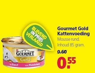 Aanbiedingen Gourmet gold kattenvoeding - Gourmet - Geldig van 22/09/2014 tot 03/10/2014 bij Boerenbond