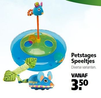 Aanbiedingen Petstages speeltjes - Petstages - Geldig van 22/09/2014 tot 03/10/2014 bij Boerenbond