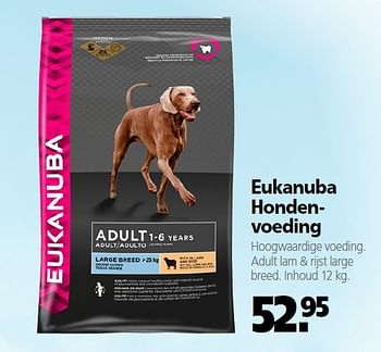 Aanbiedingen Eukanuba hondenvoeding - Eukanuba - Geldig van 22/09/2014 tot 03/10/2014 bij Boerenbond