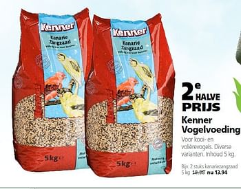 Aanbiedingen Kenner vogelvoeding - Kenner - Geldig van 22/09/2014 tot 03/10/2014 bij Boerenbond