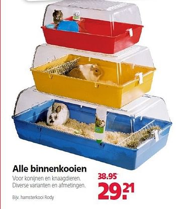Aanbiedingen Alle binnenkooien - Huismerk- Boerenbond - Geldig van 22/09/2014 tot 03/10/2014 bij Boerenbond