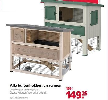 Aanbiedingen Alle buitenhokken en rennen - Huismerk- Boerenbond - Geldig van 22/09/2014 tot 03/10/2014 bij Boerenbond