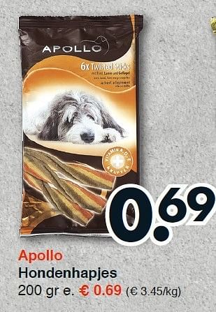 Aanbiedingen Hondenhapjes - Apollo - Geldig van 22/09/2014 tot 04/10/2014 bij Wibra