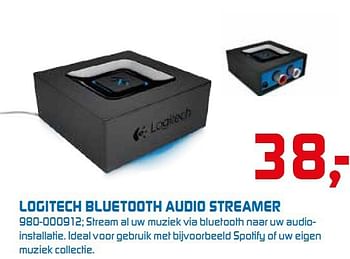 Aanbiedingen Logitech bluetooth audio streamer 980-000912 - Logitech - Geldig van 22/09/2014 tot 05/10/2014 bij BCC