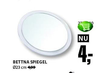 Aanbiedingen Bettna spiegel - Huismerk - Jysk - Geldig van 22/09/2014 tot 05/10/2014 bij Jysk