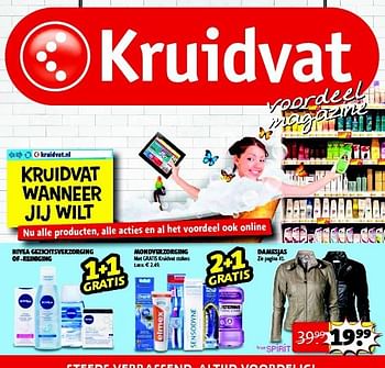 Aanbiedingen Nivea gezichtsverzorging of -reiniging - Nivea - Geldig van 22/09/2014 tot 05/10/2014 bij Kruidvat