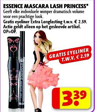 Aanbiedingen Essence mascara lash princess - Essence - Geldig van 22/09/2014 tot 05/10/2014 bij Kruidvat