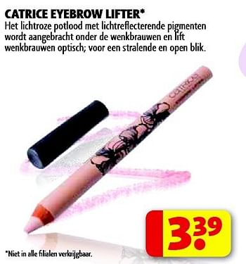 Aanbiedingen Catrice eyebrow lifter - Catrice - Geldig van 22/09/2014 tot 05/10/2014 bij Kruidvat