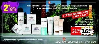 Aanbiedingen Scrubcrème purity en cc cream medium + gratis masker healing honey - Dr. Van Der Hoog - Geldig van 22/09/2014 tot 05/10/2014 bij Kruidvat