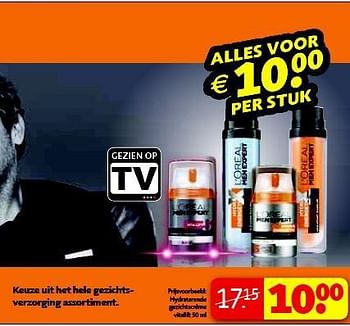 Aanbiedingen Hydraterende gezichtscrème - L'Oreal Paris - Geldig van 22/09/2014 tot 05/10/2014 bij Kruidvat