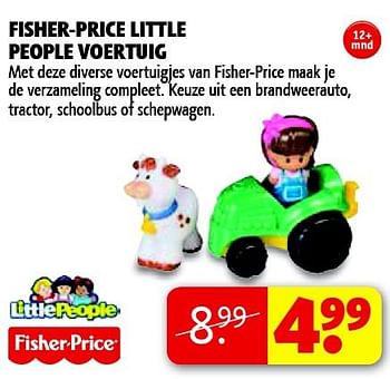 Aanbiedingen Fisher-price little people voertuig - Fisher-Price - Geldig van 22/09/2014 tot 05/10/2014 bij Kruidvat