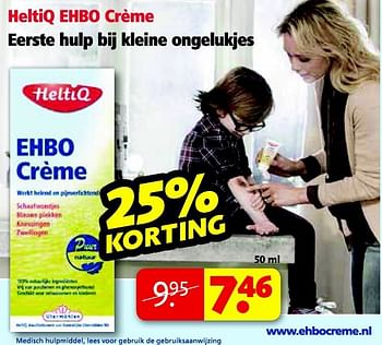 Aanbiedingen Heltiq ehbo cream - Heltiq - Geldig van 22/09/2014 tot 05/10/2014 bij Kruidvat