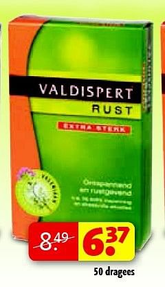 Aanbiedingen Valdispert rust - Valdispert - Geldig van 22/09/2014 tot 05/10/2014 bij Kruidvat