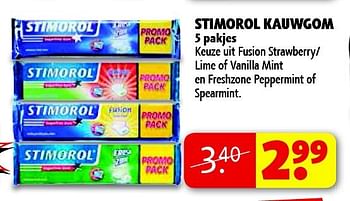 Aanbiedingen Stimorol kauwgom - Stimorol - Geldig van 22/09/2014 tot 05/10/2014 bij Kruidvat