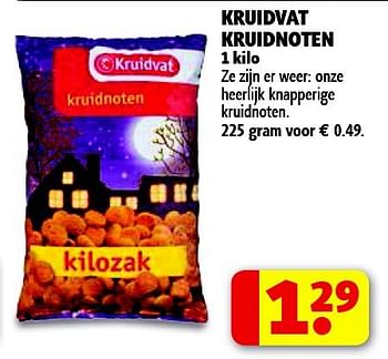 Aanbiedingen Kruidvat kruidnoten - Huismerk - Kruidvat - Geldig van 22/09/2014 tot 05/10/2014 bij Kruidvat