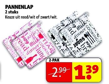 Aanbiedingen Pannenlap 2 stuks - Huismerk - Kruidvat - Geldig van 22/09/2014 tot 05/10/2014 bij Kruidvat