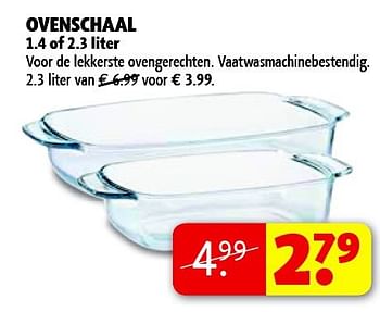Aanbiedingen Ovenschaal voor de lekkerste ovengerechten - Huismerk - Kruidvat - Geldig van 22/09/2014 tot 05/10/2014 bij Kruidvat