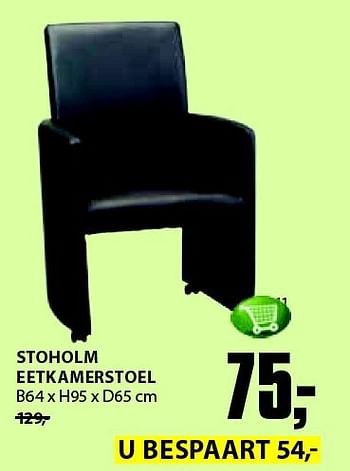 Aanbiedingen Stoholm eetkamerstoel - Huismerk - Jysk - Geldig van 22/09/2014 tot 05/10/2014 bij Jysk