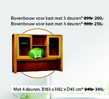 Aanbiedingen Bovenbouw voor kast met 3 deuren - Huismerk - Jysk - Geldig van 22/09/2014 tot 05/10/2014 bij Jysk