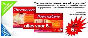 Aanbiedingen Thermacare zelfverwarmende kompressen - ThermaCare - Geldig van 23/09/2014 tot 28/09/2014 bij Trekpleister