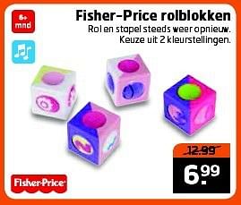 Aanbiedingen Fisher-price rolblokken - Fisher-Price - Geldig van 23/09/2014 tot 28/09/2014 bij Trekpleister