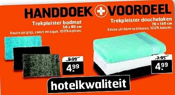 Aanbiedingen Trekpleister badmat - Huismerk - Trekpleister - Geldig van 23/09/2014 tot 28/09/2014 bij Trekpleister