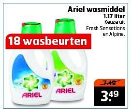 Aanbiedingen Ariel wasmiddel - Ariel - Geldig van 23/09/2014 tot 28/09/2014 bij Trekpleister