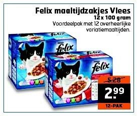 Aanbiedingen Felix maaltijdzakjes vlees - Felix - Geldig van 23/09/2014 tot 28/09/2014 bij Trekpleister