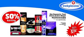 Aanbiedingen Dagcrème anti-rimpel 2-in-1 - Olaz - Geldig van 23/09/2014 tot 28/09/2014 bij Trekpleister