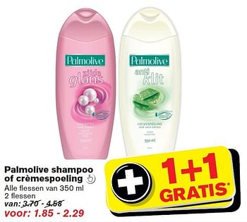 Aanbiedingen Palmolive shampoo of crèmespoeling - Palmolive - Geldig van 24/09/2014 tot 30/09/2014 bij Hoogvliet