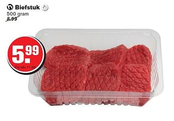Aanbiedingen Biefstuk - Huismerk - Hoogvliet - Geldig van 24/09/2014 tot 30/09/2014 bij Hoogvliet