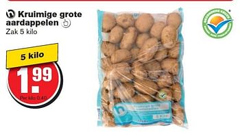 Aanbiedingen Kruimige grote aardappelen - Huismerk - Hoogvliet - Geldig van 24/09/2014 tot 30/09/2014 bij Hoogvliet