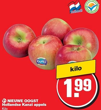 Aanbiedingen Nieuwe oogst hollandse kanzi appels - Huismerk - Hoogvliet - Geldig van 24/09/2014 tot 30/09/2014 bij Hoogvliet