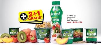 Aanbiedingen Activia - Activia - Geldig van 24/09/2014 tot 30/09/2014 bij Hoogvliet
