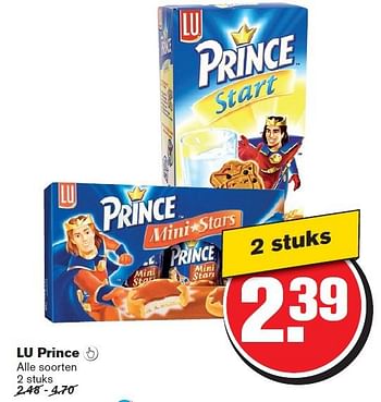 Aanbiedingen Lu prince - Lu - Geldig van 24/09/2014 tot 30/09/2014 bij Hoogvliet