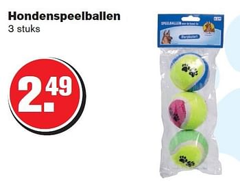 Aanbiedingen Hondenspeelballen - Huismerk - Hoogvliet - Geldig van 24/09/2014 tot 30/09/2014 bij Hoogvliet