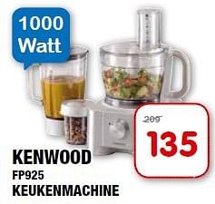 Aanbiedingen Kenwood fp925 keukenmachine - Kenwood - Geldig van 24/09/2014 tot 05/10/2014 bij Maxwell