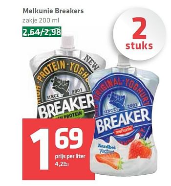 Aanbiedingen Melkunie breakers - Melkunie - Geldig van 25/09/2014 tot 01/10/2014 bij Spar