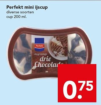 Aanbiedingen Perfekt mini ijscup - Huismerk deen supermarkt - Geldig van 28/09/2014 tot 04/10/2014 bij Deen Supermarkten