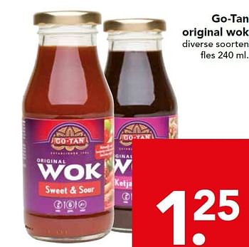 Aanbiedingen Go-tan original wok - Go Tan - Geldig van 28/09/2014 tot 04/10/2014 bij Deen Supermarkten