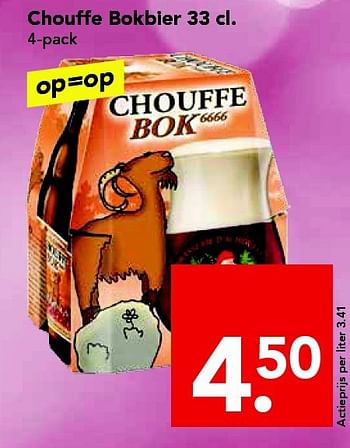 Aanbiedingen Chouffe bokbier - Chouffe - Geldig van 28/09/2014 tot 04/10/2014 bij Deen Supermarkten