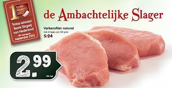 Aanbiedingen Varkensfilet naturel - Huismerk - Em-té - Geldig van 28/09/2014 tot 04/10/2014 bij Em-té