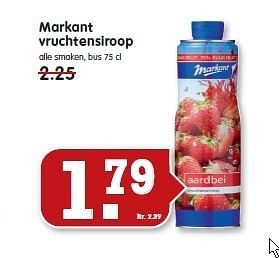 Aanbiedingen Markant vruchtensiroop - Markant - Geldig van 28/09/2014 tot 04/10/2014 bij Em-té