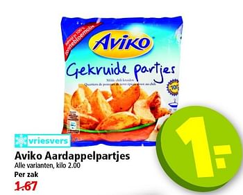 Aanbiedingen Aviko aardappelpartjes - Aviko - Geldig van 28/09/2014 tot 04/10/2014 bij Plus