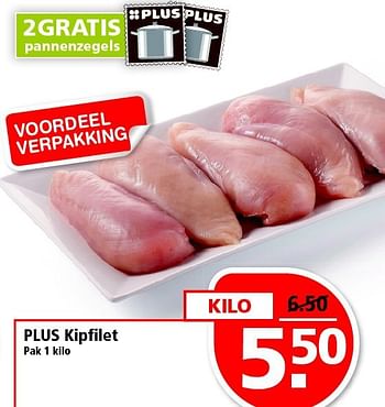 Aanbiedingen Plus kipfilet - Huismerk - Plus - Geldig van 28/09/2014 tot 04/10/2014 bij Plus