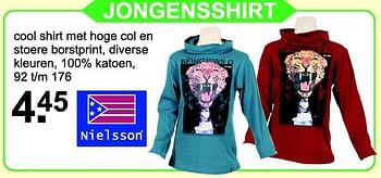Aanbiedingen Jongensshirt - Nielsson - Geldig van 29/09/2014 tot 19/10/2014 bij Van Cranenbroek