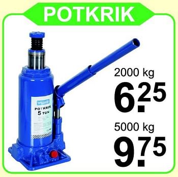 Aanbiedingen Potkrik - Williams - Geldig van 29/09/2014 tot 19/10/2014 bij Van Cranenbroek