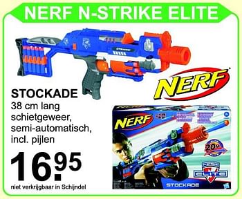 Aanbiedingen Nerf n-strike elite - Nerf - Geldig van 29/09/2014 tot 19/10/2014 bij Van Cranenbroek