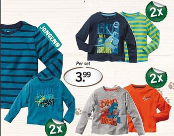 Aanbiedingen Jongens shirts - Huismerk - Lidl - Geldig van 29/09/2014 tot 05/10/2014 bij Lidl
